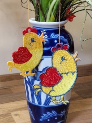 Stickdatei "FSL - Küken "