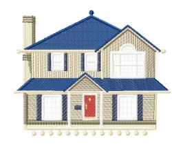 Stickdatei - FSL Haus-3 --- SUPER-Set