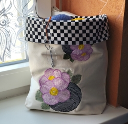 Vollstickdatei - "Wollknäuel"