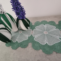 Stickdatei FSL/ITH - Deckchen-Set Nr. 21 (Einzelelemente 147x210 ) "Mosaik"