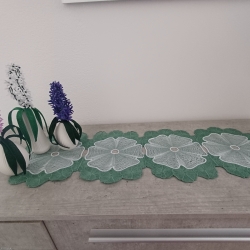 Stickdatei FSL/ITH - Deckchen-Set Nr. 21 (Einzelelemente 196x280 mm) "Mosaik"