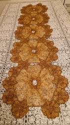 Stickdatei FSL/ITH - Deckchen-Set Nr. 21 (Einzelelemente 196x280 mm) "Mosaik"