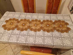 Stickdatei FSL/ITH - Deckchen-Set Nr. 21 (Einzelelemente 196x280 mm) "Mosaik"