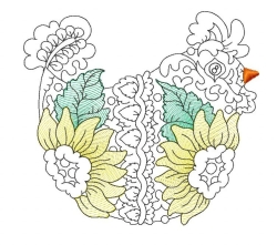 LineArt - "AutumnHens_8"
