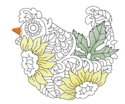 LineArt - "AutumnHens_7-9" --- SUPER-Set