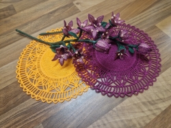 Stickdatei FSL - Deckchen-Set Nr. 22 (150x150 und 200x200 ) "Häkeldeckchen"