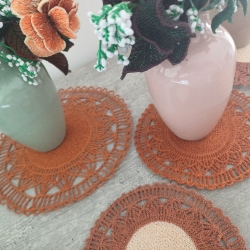 Stickdatei FSL - Deckchen-Set Nr. 22 (150x150 und 200x200 ) "Häkeldeckchen"