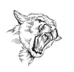 LineArt - Lion (150x150 und 200x200 mm) --- Set