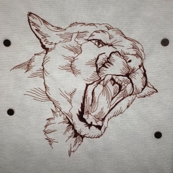 LineArt - "Lion" (150x150 und 200x200 mm) --- Set