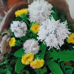 Stickdatei "FSL - 3D-Pusteblume" --- Design Pack