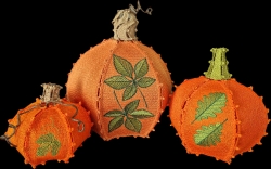 Stickdatei "FSL - 3D-Kürbis" --- SUPER-Design Pack