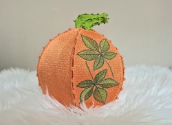 Stickdatei FSL - 3D-Kürbis --- Rahmengröße 200x200 mm