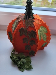 Stickdatei "FSL - 3D-Kürbis" --- Rahmengröße 200x200 mm