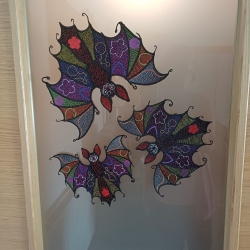 Stickdatei "FSL - Fledermaus-grazy"