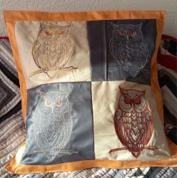 LineArt - "Eule" (150x200 und 200x260 mm) --- Set