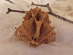 Stickdatei FSL - 3D-Honeycomb-Glocke-2 --- Fertige-Größe: ca. 9,5x10cm (BxH)