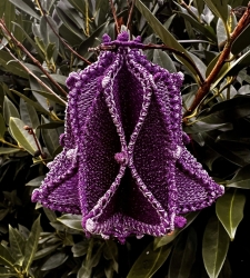 Stickdatei FSL - 3D-Honeycomb-Glocke-1 --- Fertige-Größe: ca. 9,5x10cm (BxH)