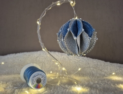 Stickdatei FSL - 3D-Honeycomb-Kugel-Vollstick-2 --- Fertige-Größe: ca. 8,0x9,0cm (BxH)