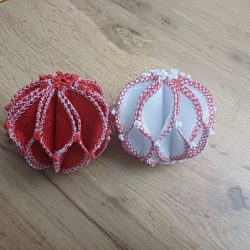 Stickdatei FSL - 3D-Honeycomb-Kugel-Vollstick-2 --- Fertige-Größe: ca. 8,0x9,0cm (BxH)