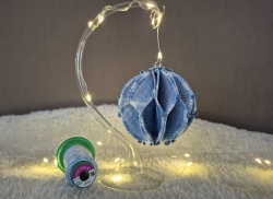 Stickdatei FSL - 3D-Honeycomb-Kugel-Vollstick-1 --- Fertige-Größe: ca. 8,0x9,0cm (BxH)