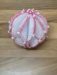 Stickdatei FSL - 3D-Honeycomb-Kugel-Gitter --- Fertige-Größe: ca. 8,0x9,0cm (BxH)