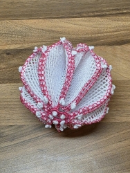 Stickdatei FSL - 3D-Honeycomb-Kugel-Gitter --- Fertige-Größe: ca. 8,0x9,0cm (BxH)