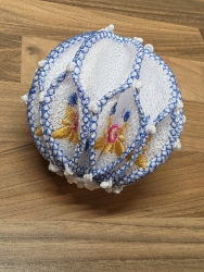 Stickdatei FSL - 3D-Honeycomb-Kugel-Blüten --- Fertige-Größe: ca. 8,0x9,0cm (BxH)