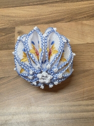 Stickdatei FSL - 3D-Honeycomb-Kugel-Blüten --- Fertige-Größe: ca. 8,0x9,0cm (BxH)