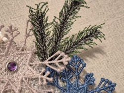 FSL "Türschild-Neujahrsgruß" - für Rahmengröße: 150x240 mm (deutscher und englischer Schriftzug)