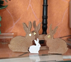Stickdatei "FSL - Topper - Hase"