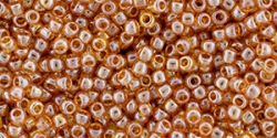 10 g TOHO Seed Beads 11/0 TR-11-0103 C - Tr.-Lustered Topaz