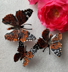 Stickdatei "FSL & ITH - Schmetterling Distelfalter (Vanessa cardui)" --- Design Pack