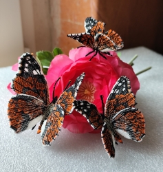 Stickdatei "FSL & ITH - Schmetterling Distelfalter (Vanessa cardui)" --- Design Pack