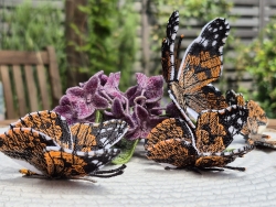 Stickdatei "FSL & ITH - Schmetterling Distelfalter (Vanessa cardui)" --- Design Pack