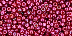 10 g TOHO Seed Beads 11/0 TR-11-0332 - Gold-Lustered Raspberry (C)