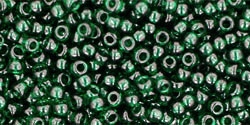 10 g TOHO Seed Beads 11/0 TR-11-0939 - Tr. Green Emerald