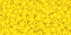 10 g TOHO Seed Beads 11/0 TR-11-0042 BF - Opaque-Frosted Sunshine