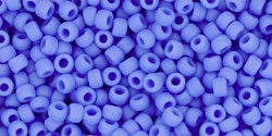 10 g TOHO Seed Beads 11/0 TR-11-0048 LF - Opaque-Frosted Periwinkle