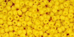 5g TOHO SeedBeads 15/0 TR-15-0042 B - Opaque Dk Yellow