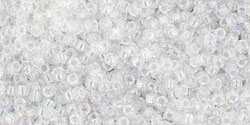 5g TOHO SeedBeads 15/0 TR-15-0161 - Tr.-Rainbow-Crystal