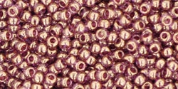 10 g TOHO Seed Beads 11/0 TR-11-0203 - Gold-Lustered Lt. Amethyst (C)