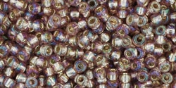 10 g TOHO Seed Beads 11/0 TR-11-2026 -Silver-Lined Rainbow Amethyst