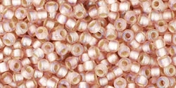 10 g TOHO Seed Beads 11/0 TR-11-2031 F - Silver-Lined-Frosted Rainbow Rosaline