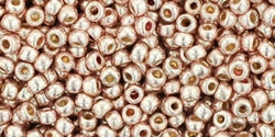 10 g TOHO Seed Beads 11/0 TR-11-PF552 - Permanent Finish - Galvanized Light Dusty Rose (A,D,C)