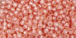 10 g TOHO Seed Beads 11/0 TR-11-2111 - Salmon Opal Silver-Lined (A,B;D)