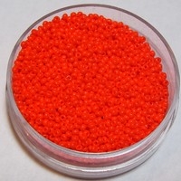 #15-08 10 g Rocailles 15/0 1,5 mm - opak orange