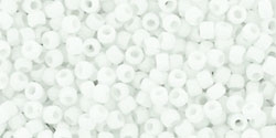 5g TOHO SeedBeads 15/0 TR-15-0041 F - Opaque-Frosted White