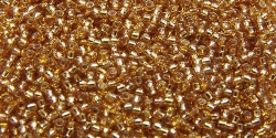 5g TOHO SeedBeads 15/0 TR-15-0022 B - Silver-Lined Topaz (A,E)