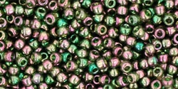 10 g TOHO Seed Beads 11/0 TR-11-0323 - Gold-Lustered Olivine (C)