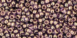 10 g TOHO Seed Beads 11/0 TR-11-0325 - Gold-Lustered Lt Tanzanite (C)